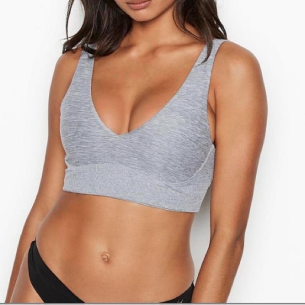 Victoria's Secret Light Gray Seamless Bralette